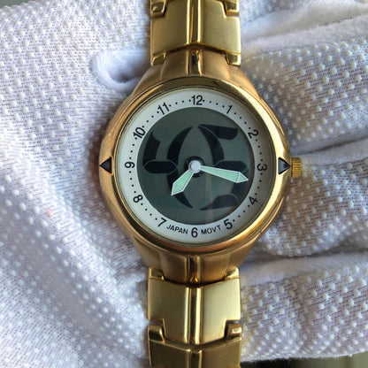 Reloj Louis Jourdan Hombre Cuarzo Ana/digital Vintage 1997 Dorado