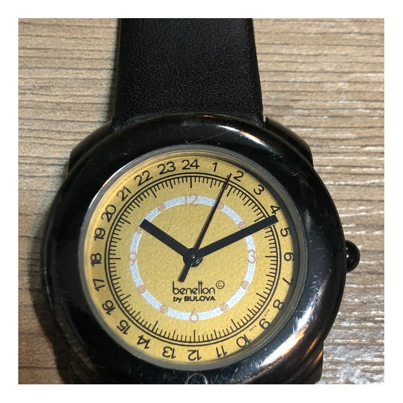 Reloj Benetton By Bulova Retro Años 90s Escaso Unisex