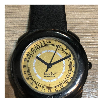 Reloj Benetton By Bulova Retro Años 90s Escaso Unisex