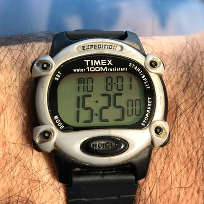 Reloj Timex Expedition Digital Hombre Indiglo Fines 90´s