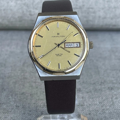 Reloj Hamilton Day-date Hombre Vintage 1979 Swiss Dorado