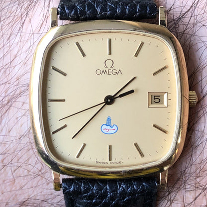 Reloj Omega Hombre Vintage 1991 De Ville Sirte Oil Oro 20mic
