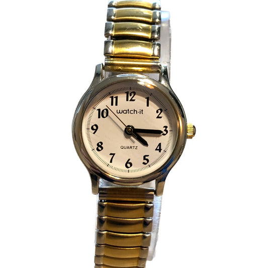 Reloj Watch-it Mujer Vintage Correa Expandible Fines 90´s