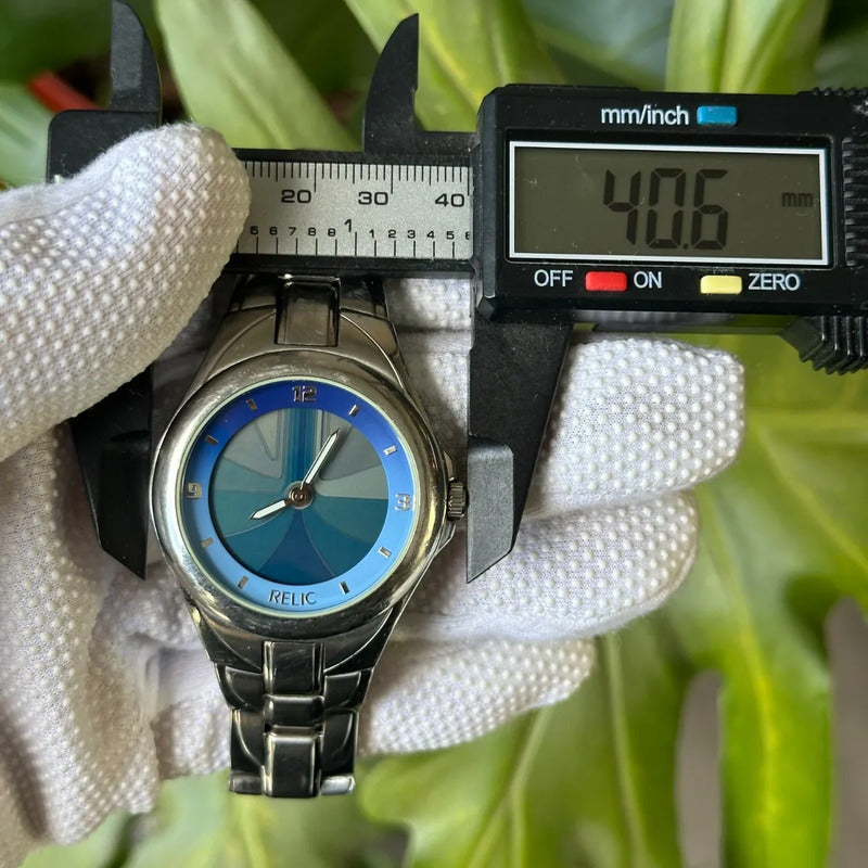 Relic By Fossil Hombre 2004 Pop-art Dial Animado Muy Escaso