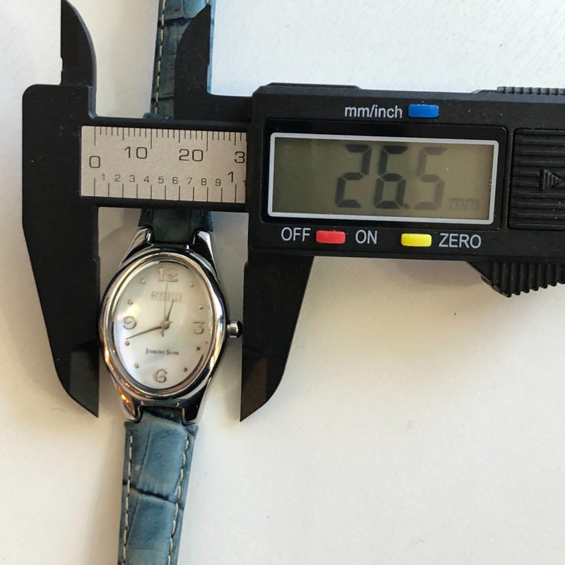 Reloj De Plata 925 Ecclissi Mujer Dial Madreperla Año 2004