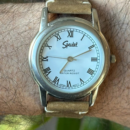 Reloj Speidel Hombre Año 2001 Romano 40mm Pulsera Nueva Raro
