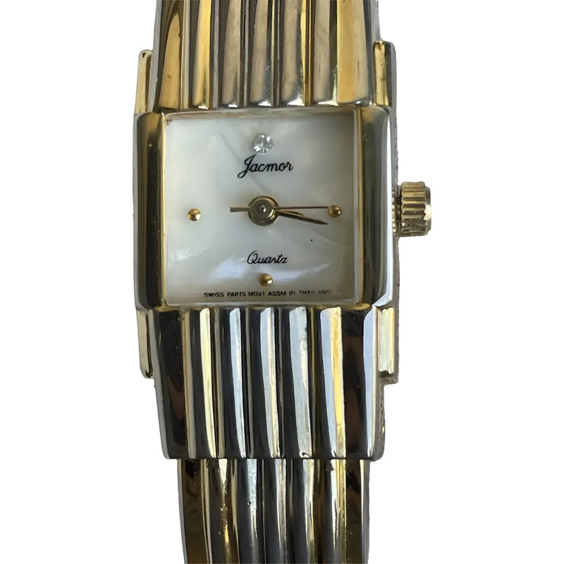 Reloj Jacmor Mujer Máquina Suiza Eta Años 90s Brazalete Único