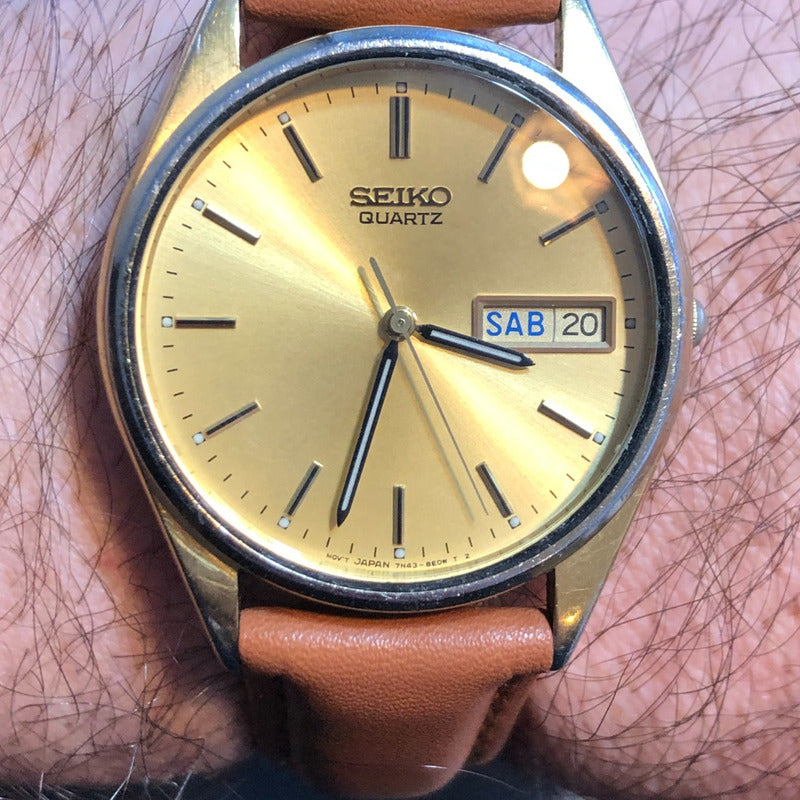 Reloj Seiko Hombre Vintage Año 1993 Con Fecha