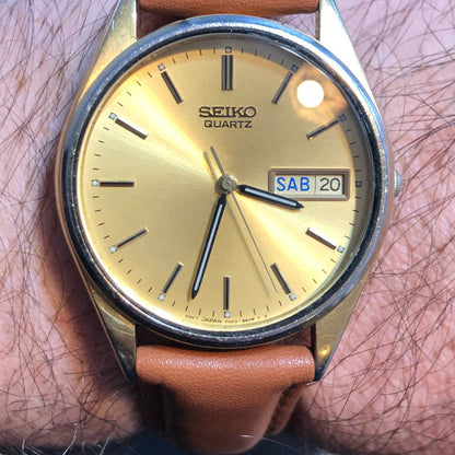 Reloj Seiko Hombre Vintage Año 1993 Con Fecha