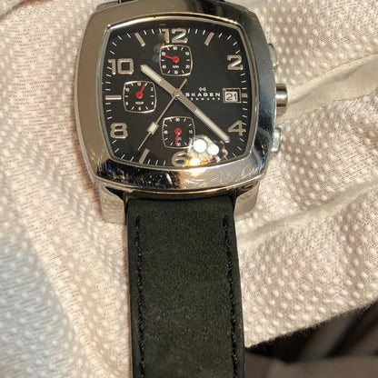 Reloj Skagen Hombre Año 2006 Cronógrafo Cuadrado Danés