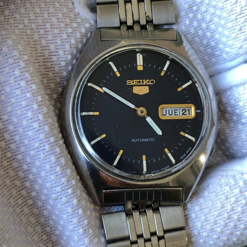 Reloj Seiko 5 Automático Hombre Octubre 1981 Japan Cased
