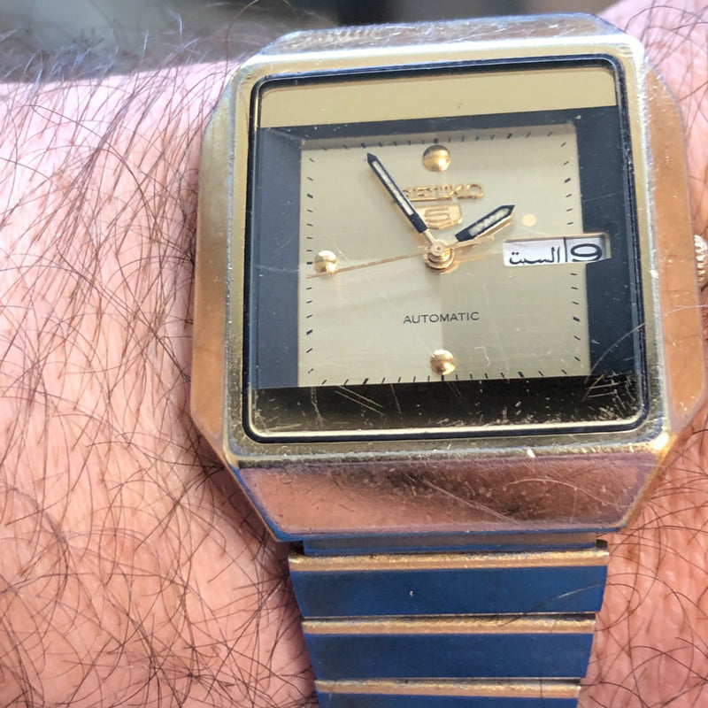 Reloj Seiko Hombre Año 1985 Automático 6309 Árabe Inglés