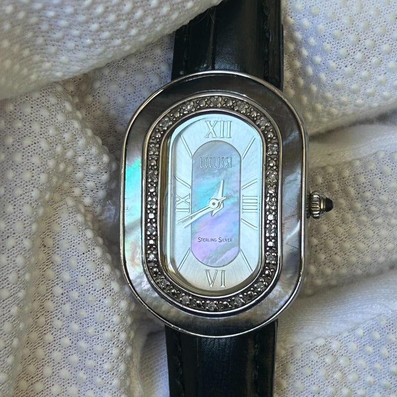 Reloj De Plata 925 Ecclissi Mujer Año 2007 Auténtica Joya