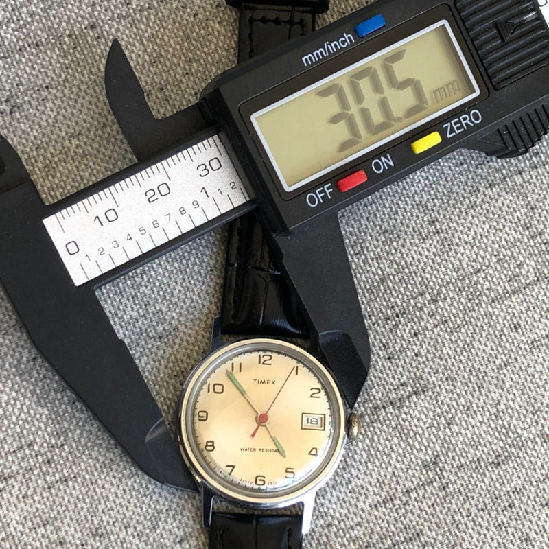 Reloj Timex Hombre 1971 Compacto 31 Mm A Cuerda Case France