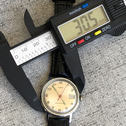 Reloj Timex Hombre 1971 Compacto 31 Mm A Cuerda Case France