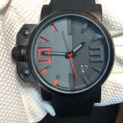 Reloj Shark Sport Hombre Año 2013 Negro Rojo 46mm