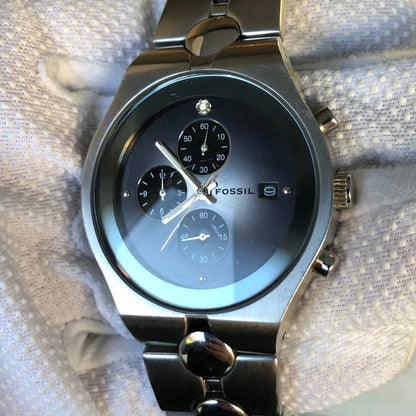 Reloj Fossil Arkitekt Cronógrafo Acero Año 2004 Degradé Escaso