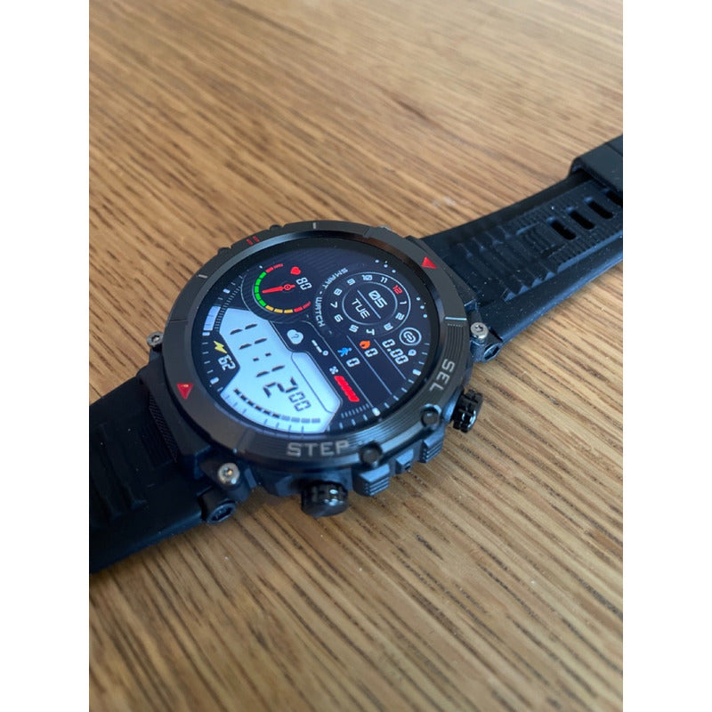 Reloj Inteligente Hombre Deporte Batería 360mah Agua Negro