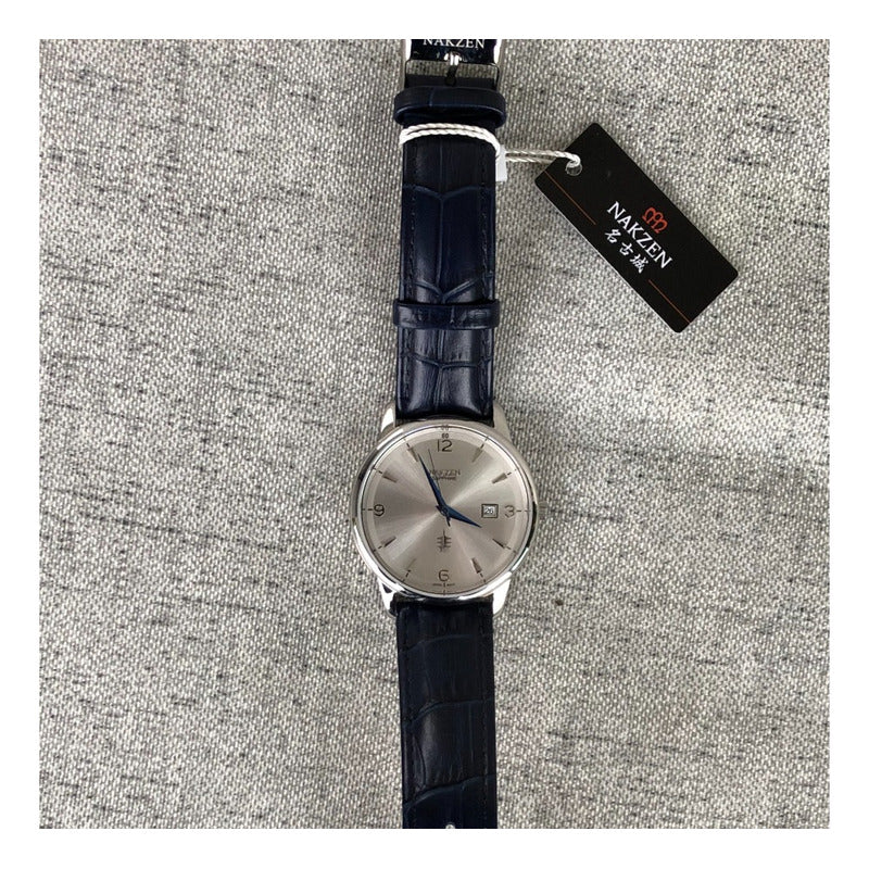 Reloj Nakzen Zafiro Hombre Inspiración Zen Máquina Japonesa