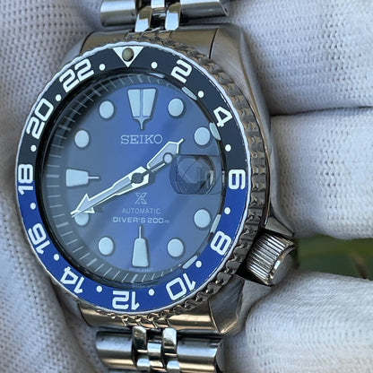 Reloj Seiko Hombre Año 1994 Diver Automático 7002 Azul/negro