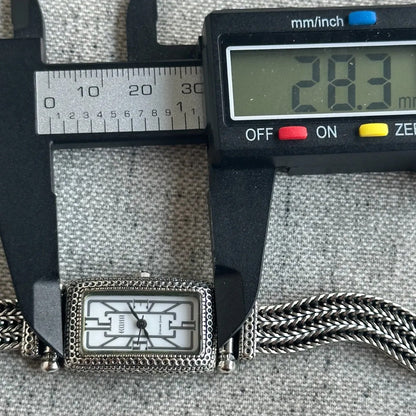 Reloj Ecclissi Mujer De Plata 925 Nuevo Deco Revival 2000´s