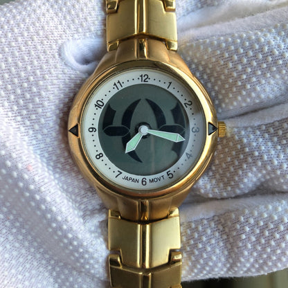 Reloj Louis Jourdan Hombre Cuarzo Ana/digital Vintage 1997 Dorado