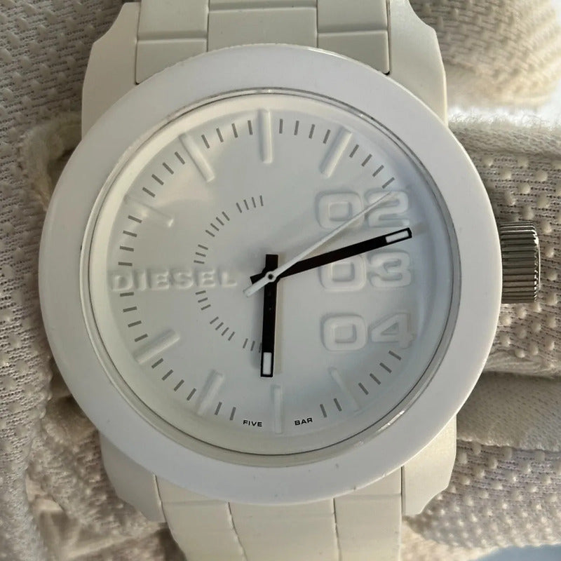 Reloj Diesel Hombre Blanco Año 2011 Only Brave 44mm