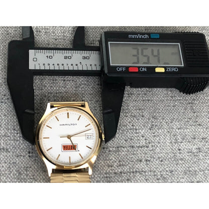 Reloj Hamilton 9812 Vintage Logo Yellow Hombre
