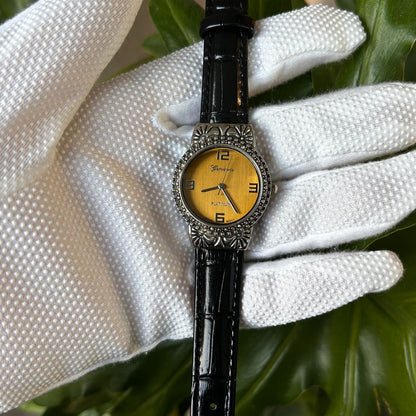 Reloj Geneva Platinum Mujer 2005 Dorado Honey-gold Vintage