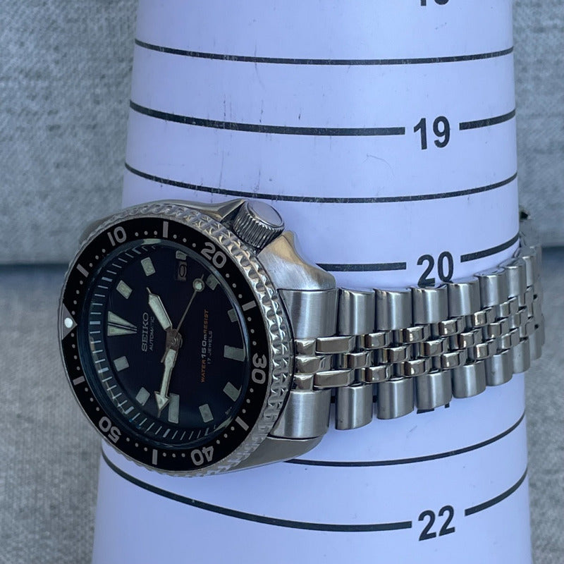 Reloj Seiko Hombre Año 1993 Diver Automático Negro 17J 7002