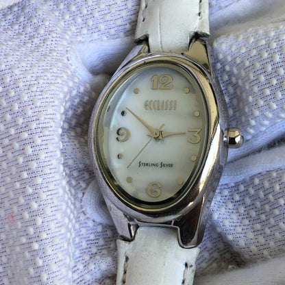 Reloj Ecclissi Plata 925 Mujer Año 2001 Oval Madreperla