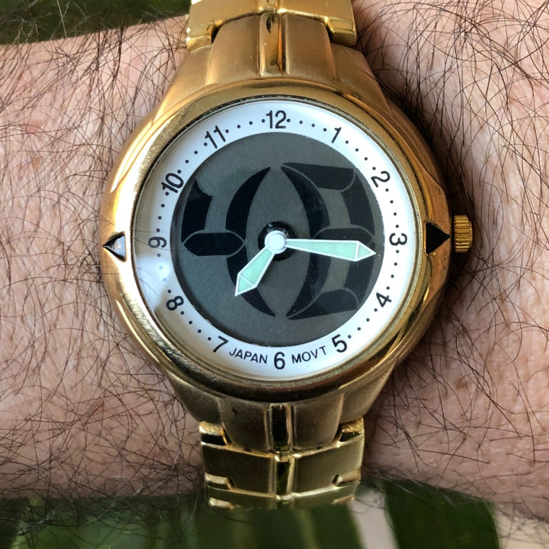 Reloj Louis Jourdan Hombre Cuarzo Ana/digital Vintage 1997 Dorado