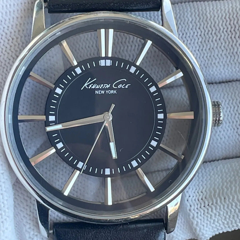Reloj Kenneth Cole Hombre Dial Translúcido 2016 Moderno Arquitec