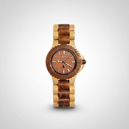 Reloj Wewood Hombre Madera Arce Y Caoba Año 2013 Florencia
