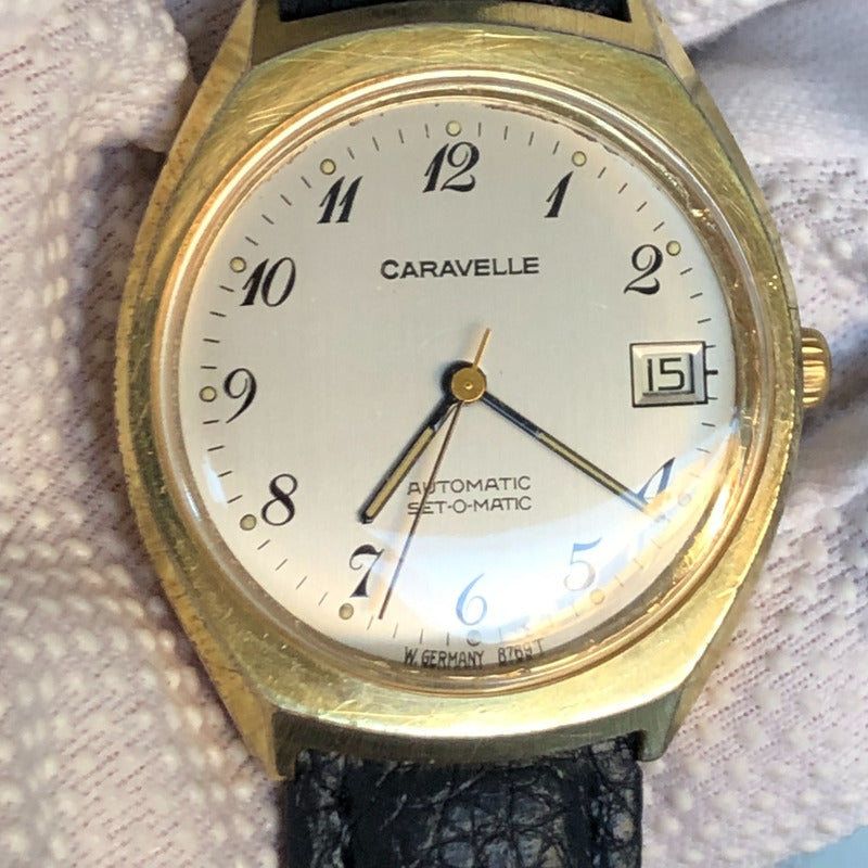 Reloj Caravelle by Bulova Hombre 1973 Automático Alemania Occidental