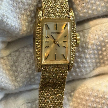 Reloj Seiko Mujer Mecánico Año 1967 Diseño Joya Integrado