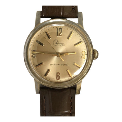 Reloj Kaltron Hombre Mecánico Vintage 1962 Suizo 21 Joyas