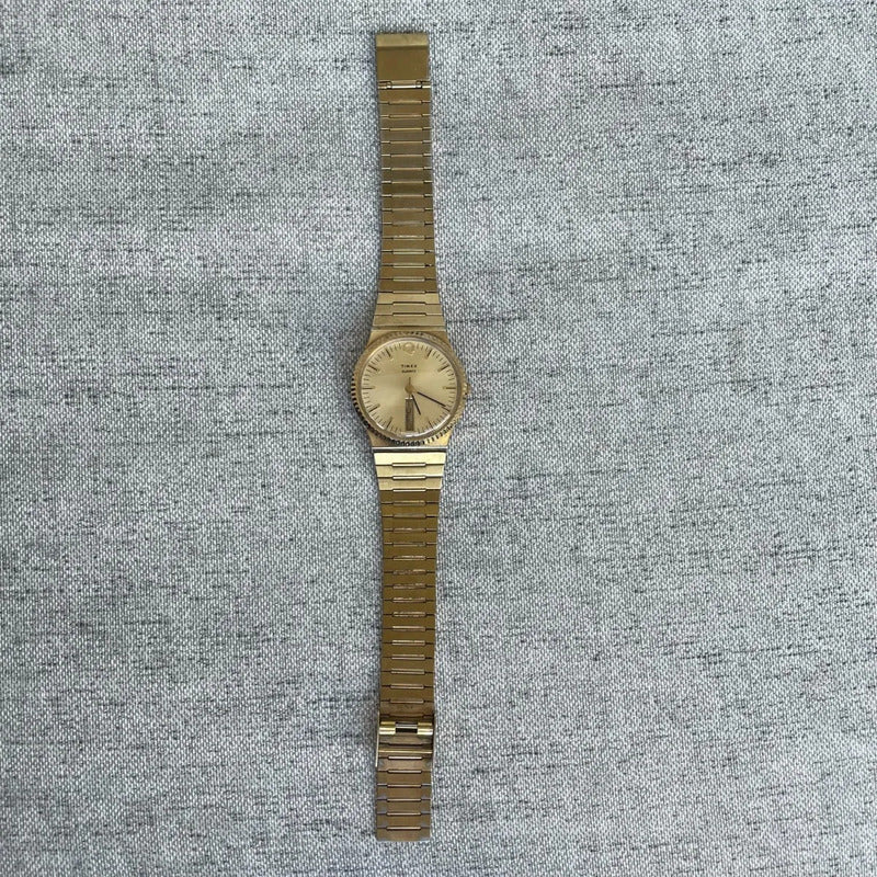 Reloj Timex Hombre Años 80´s Day-date Vertical Muy Escaso