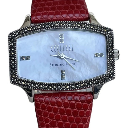 Reloj Ecclissi Joya Plata 925 Nácar Marcasitas Original Raro