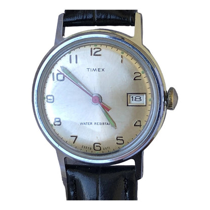 Reloj Timex Hombre 1971 Compacto 31 Mm A Cuerda Case France