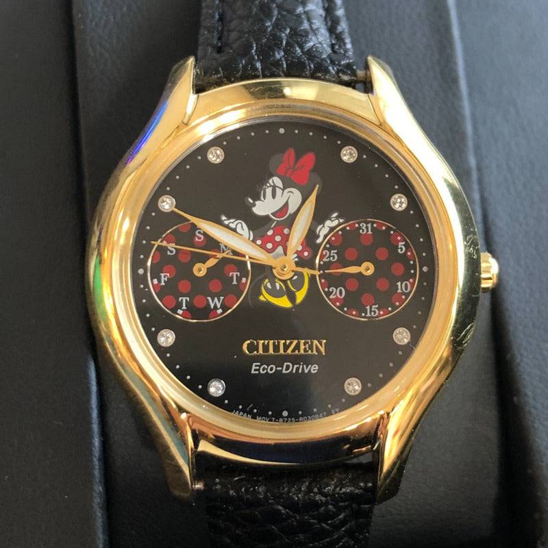 Reloj Citizen Mujer Ecodrive Año 2019 Minnie Mouse Dorado