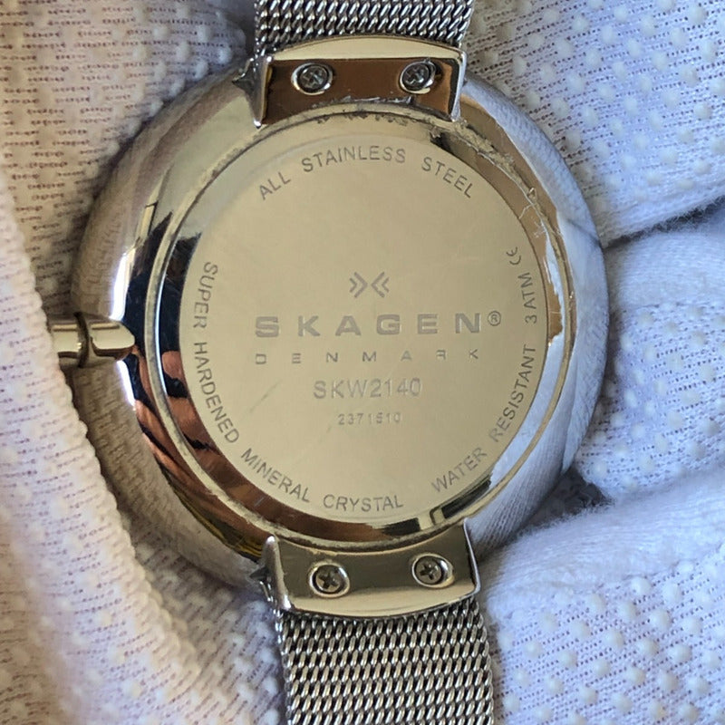 Reloj Skagen Mujer Año 2015 Cuarzo Malla Milanesa Caja 38 Mm