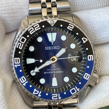 Reloj Seiko Hombre Año 1994 Diver Automático 7002 Azul/negro