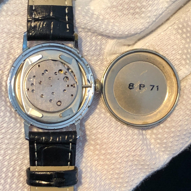 Reloj Timex Hombre 1971 Compacto 31 Mm A Cuerda Case France
