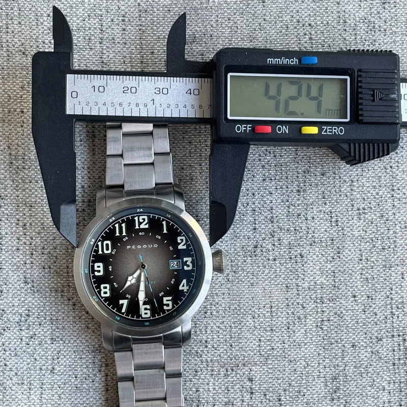 Reloj Pégoud Aviador Francés Hombre 44mm Dial Degradé 2000´s Escaso