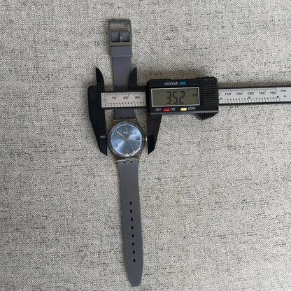 Reloj Swatch Gent 2003 Azul Sunburst Transparente Gm415 Azul