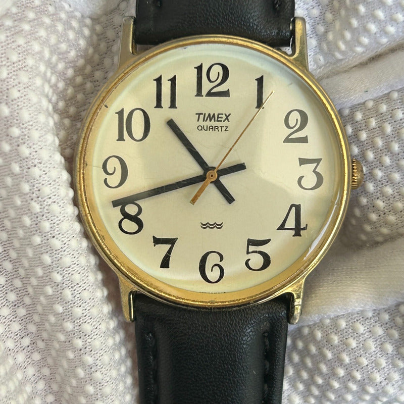 Reloj Timex Hombre 1993 Serif Clásica Vintage Compacto