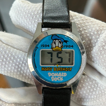Reloj Disney Unisex Año 1984 Digital Donald Duck 50º Raro