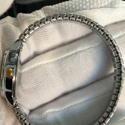 Reloj Timex Mujer Año 2003 Bicolor Indiglo Dial Perla Arena