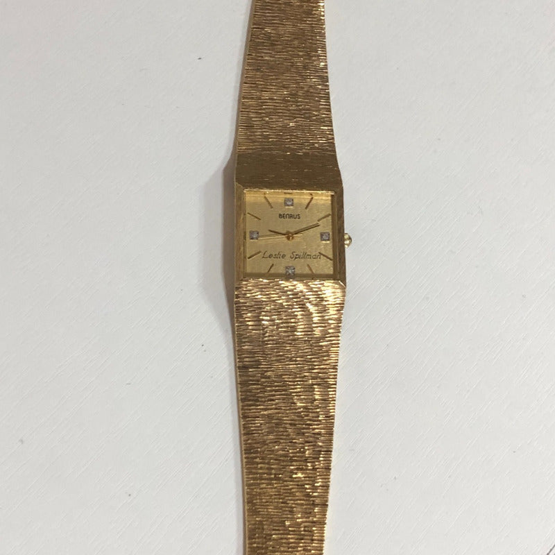 Reloj Benrus Mujer Fines Años 70´s Dorado Brazalete Original